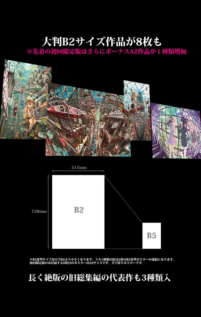 ◆数量限定価格◆ポータブル個展(ポスター総集編)「SF」