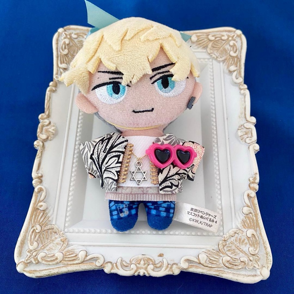 ぬい服10〜12㎝*2枚セット*グレー アロハ