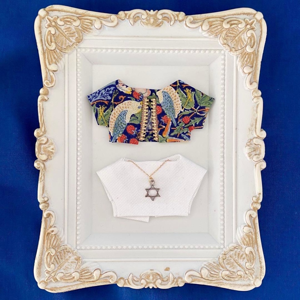 ぬい服10〜12㎝＊2枚セット＊ストロベリーシーフ