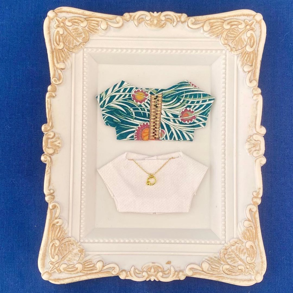 ぬい服10〜12㎝＊2枚セット＊グリーン