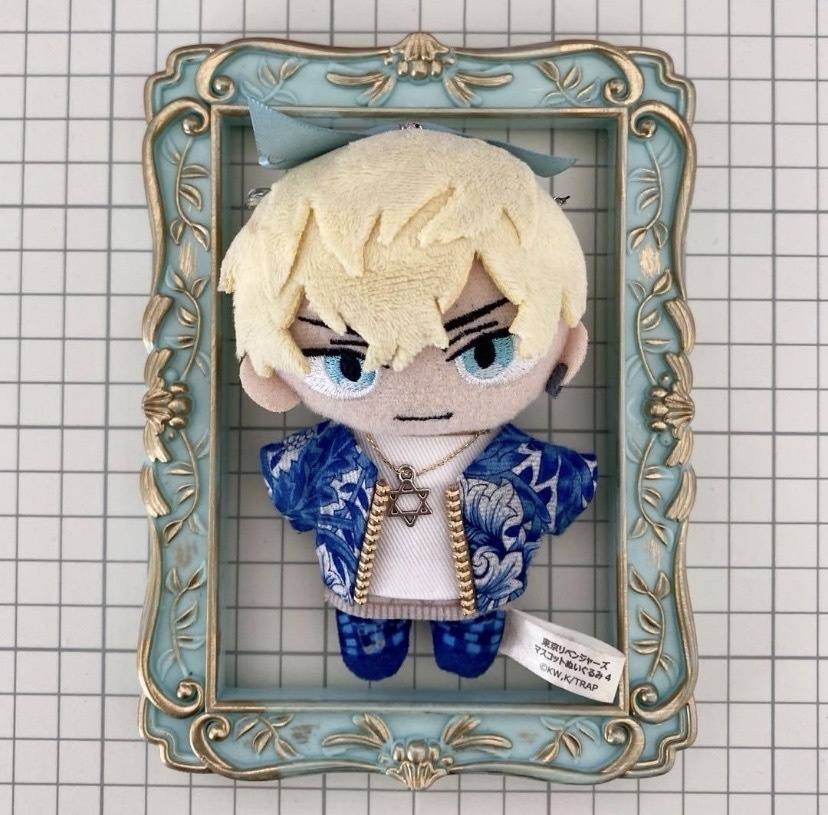 ぬい服10〜12㎝*2枚セット*アフリカン・マリゴールド【ブルー】