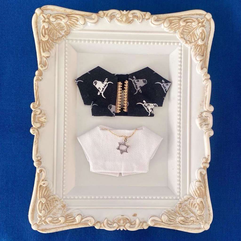 ぬい服10〜12㎝＊2枚セット＊toreoブラック