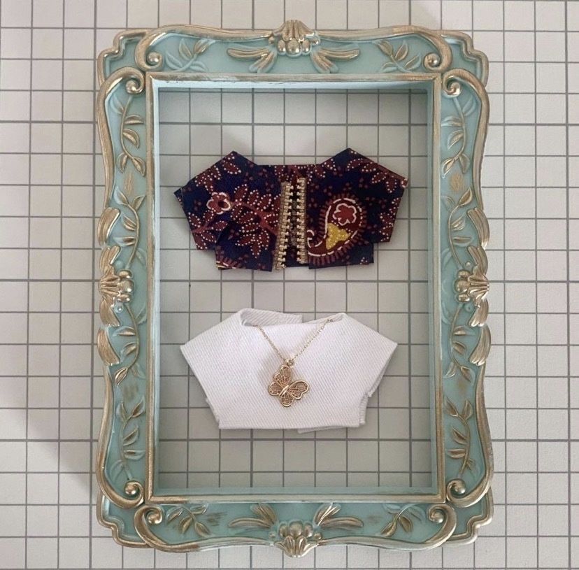 ぬい服10〜12㎝＊2枚セット＊濃紺