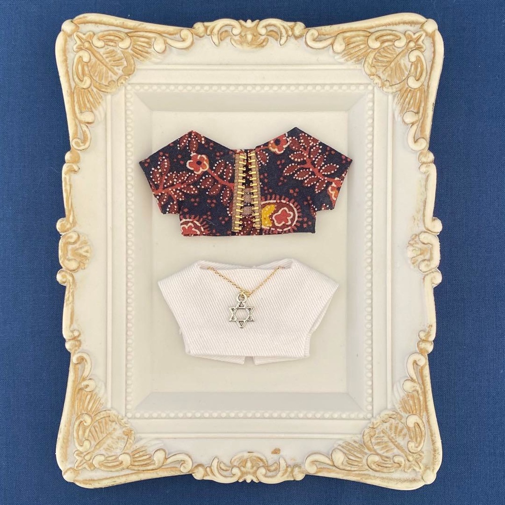 ぬい服10〜12㎝＊2枚セット＊濃紺