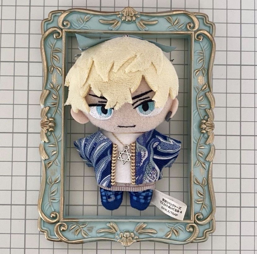 ぬい服10〜12㎝*2枚セット*ハワイアン・ペイズリー【ブルー】