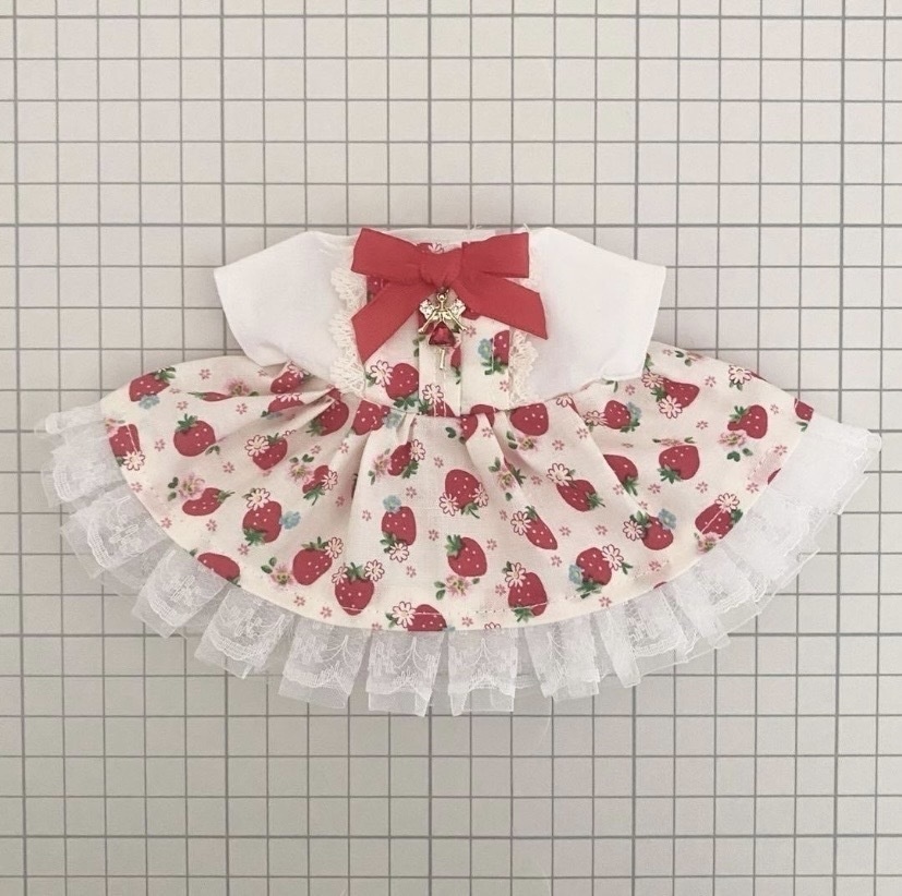 ぬい服15〜16㎝*ワンピース*Cutie Berry