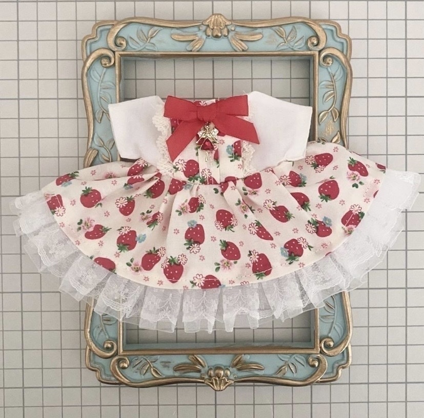 ぬい服15〜16㎝＊ワンピース＊Cutie Berry