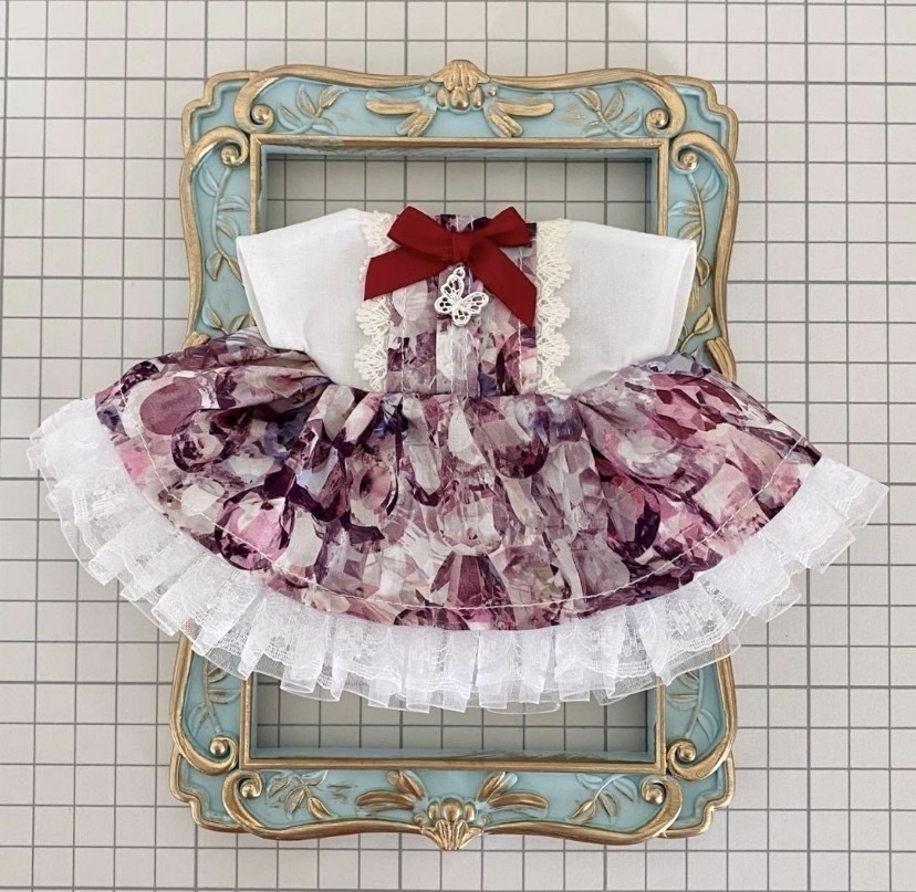ぬい服15〜16㎝*ワンピース*アレクサンドラ*トパーズ
