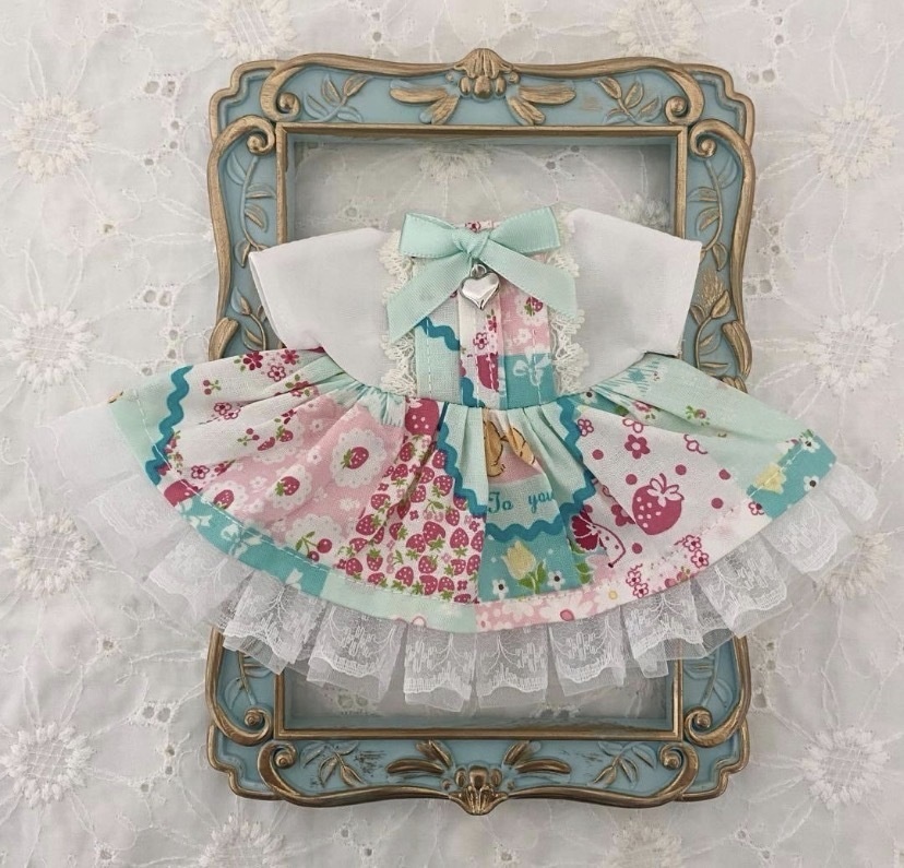 ぬい服15〜16㎝*ワンピース*Fancy Animal*Circle