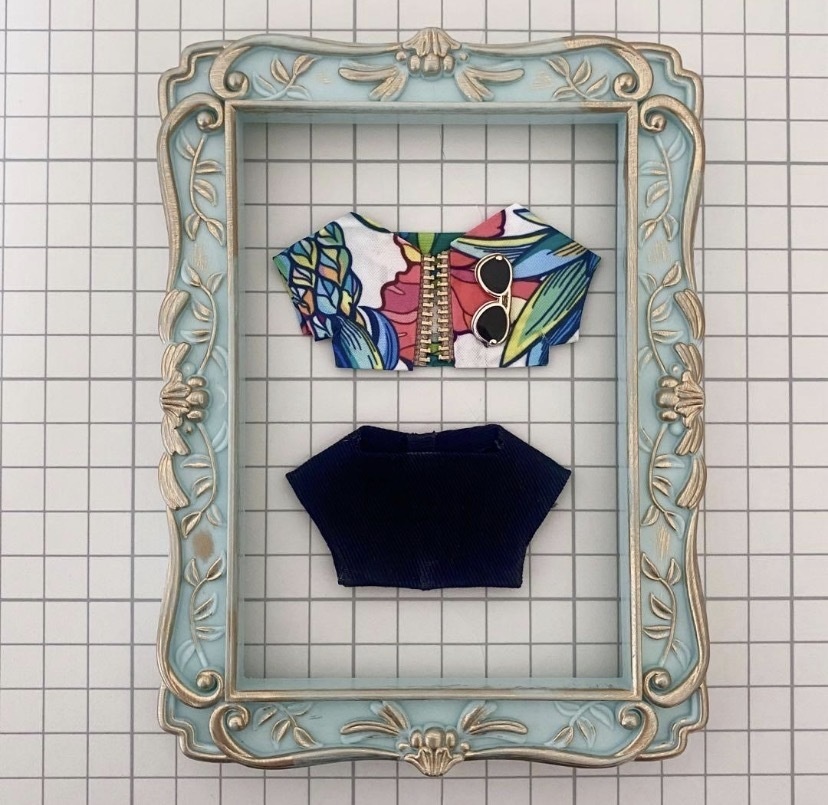 ぬい服10〜12㎝＊2枚セット＊tropical country