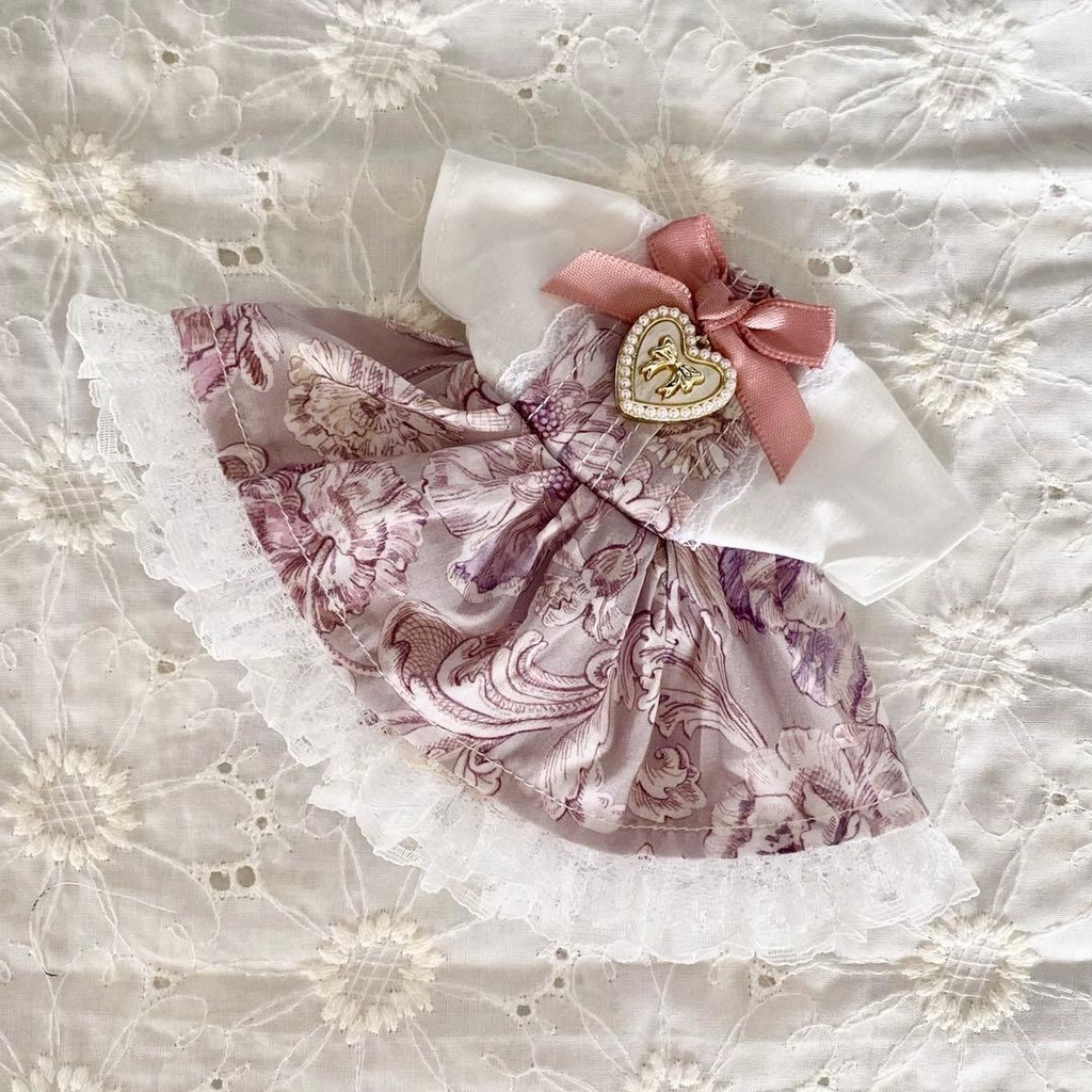 ぬい服15〜16㎝用 ワンピース ♡ アレキサンダー・マーブル