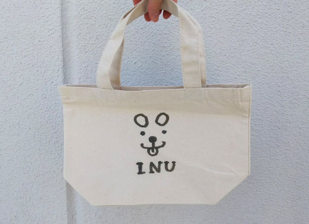 まゆげINU(いぬ)トートバッグ