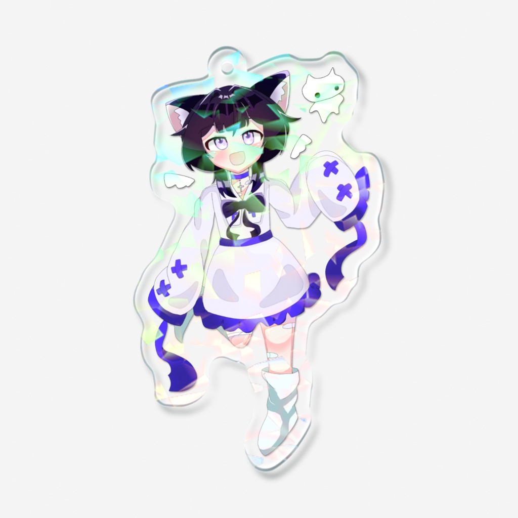 おわりちゃんキラキラアクリルキーホルダー