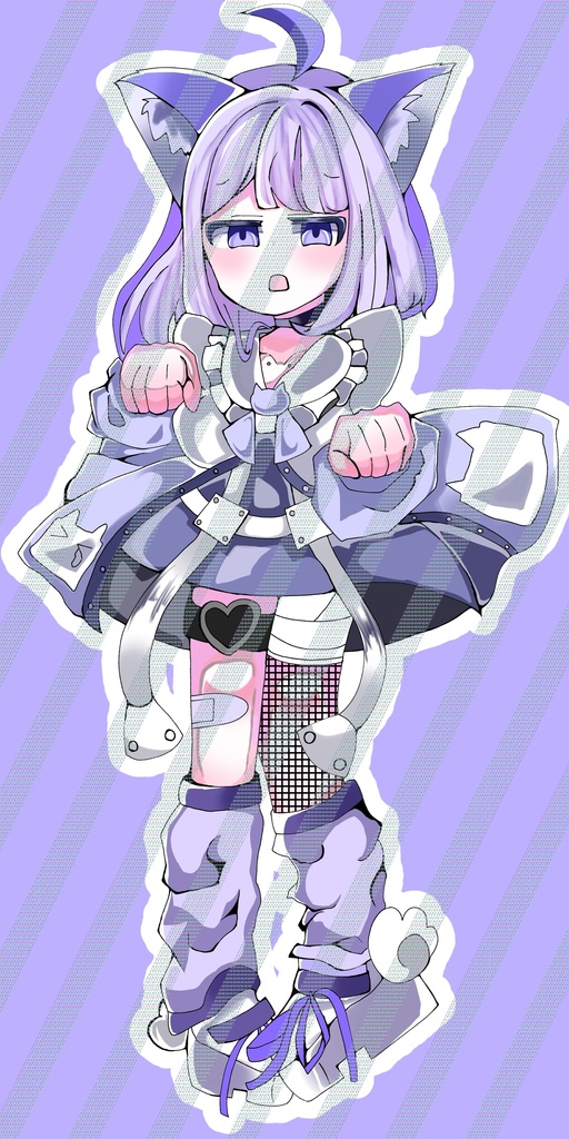 IRIAM立ち絵 猫耳女の子