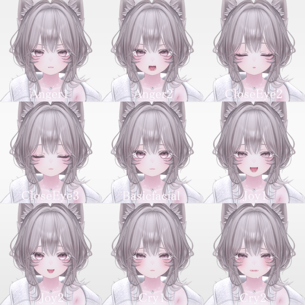 ❤︎SALE❤︎【マヌカ】🤍 Blend Shapes #01 🤍18種