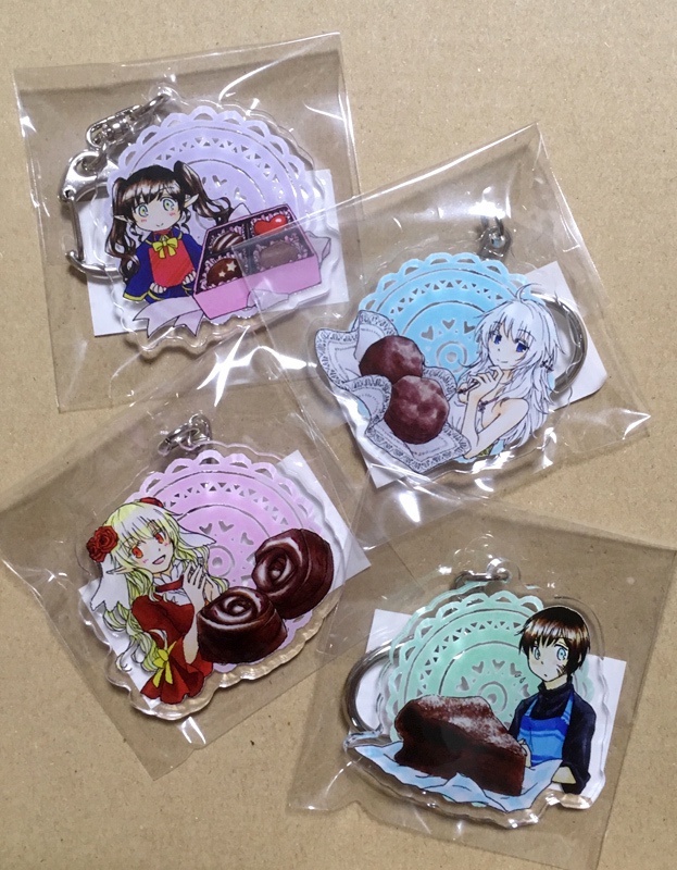 アクリルキーホルダー・カレット(2018VD)