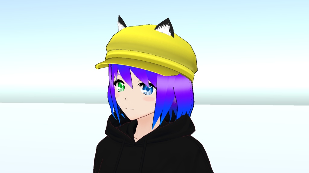 キャスケット帽（黄）