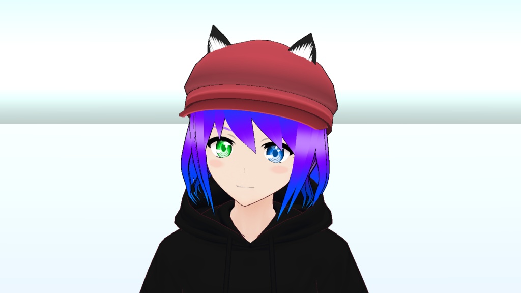 キャスケット帽(赤)