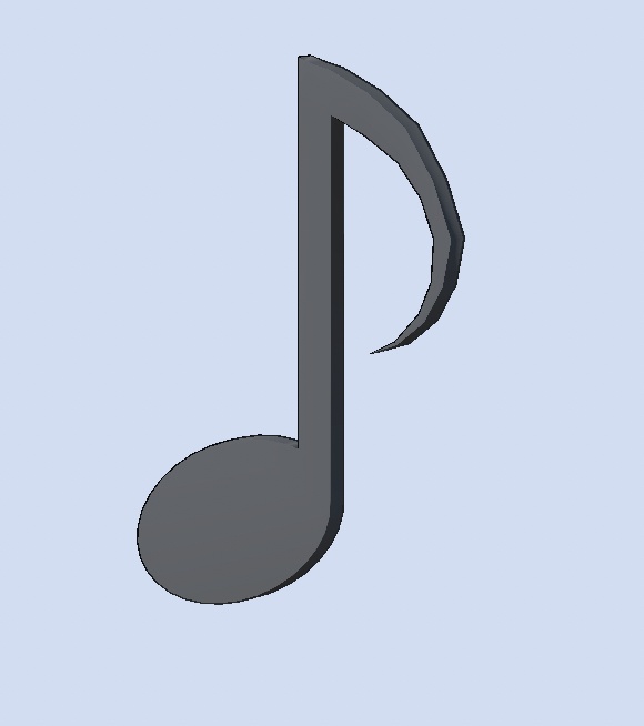 八分音符黒