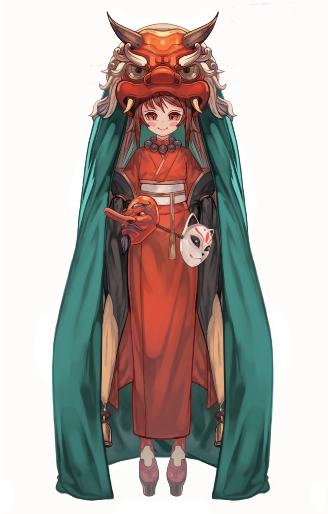 ドラゴン少女のオリジナルキャラクター（Adoptable）