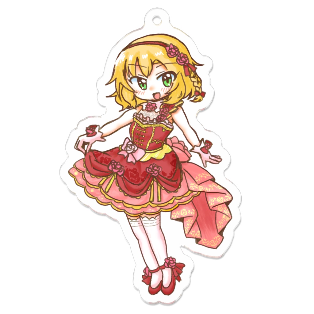 さくらいさんアクキー 70 x 70 (mm)