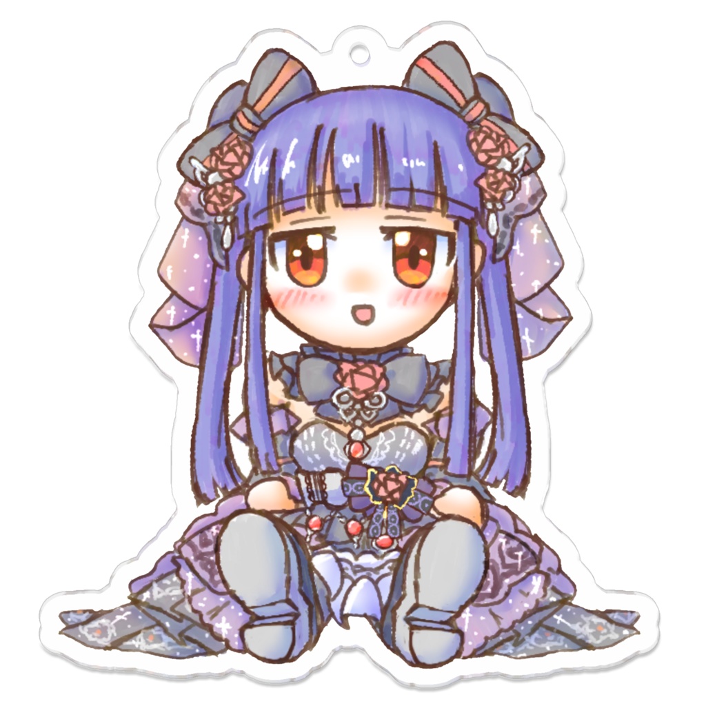 ゆきぬい風アクキー2025 70x70
