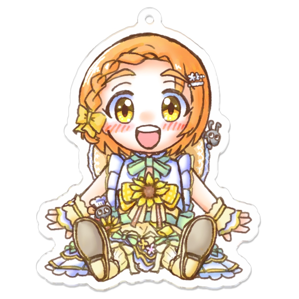 かおぬい風アクキー2025 70x70