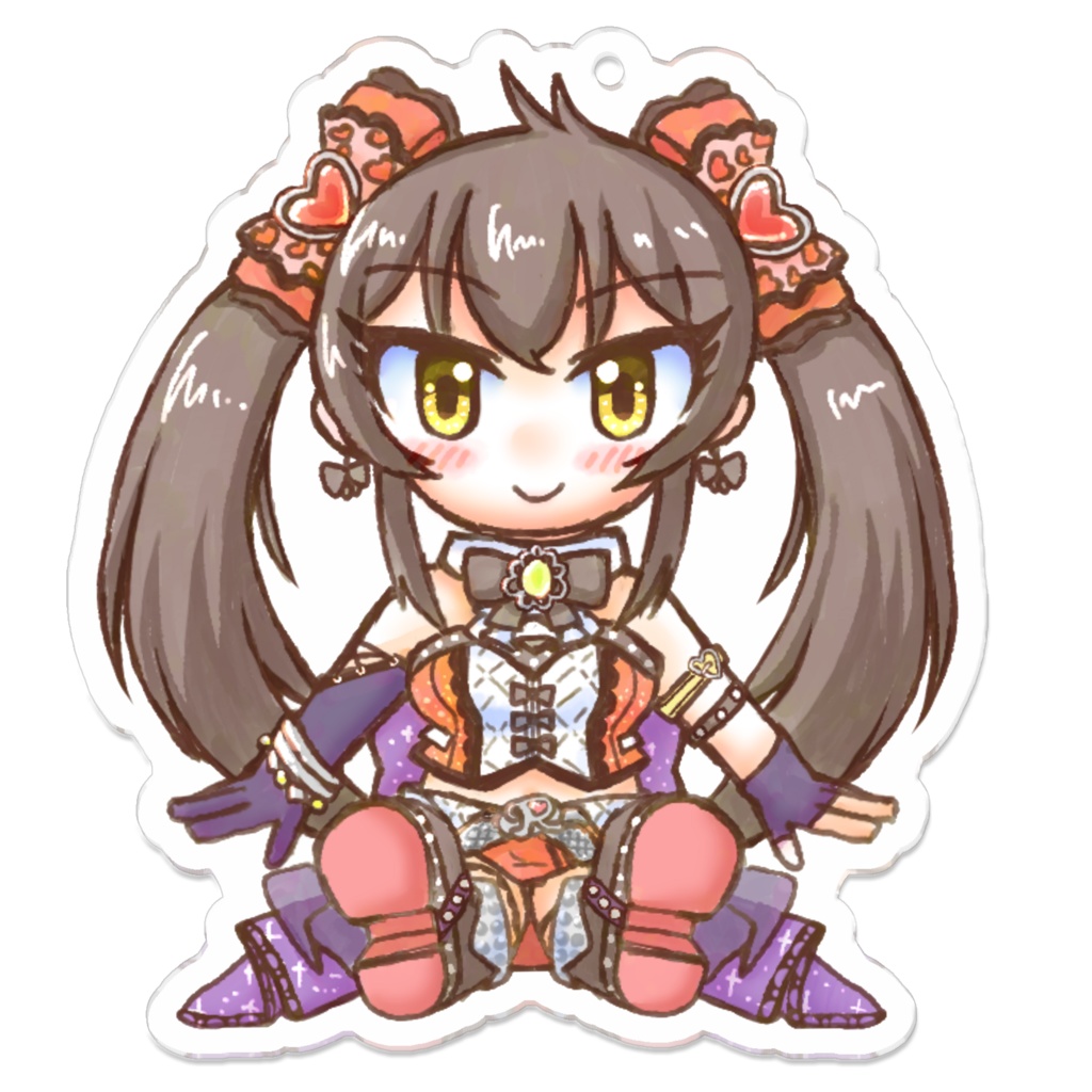 りさぬい風アクキー2025 70x70
