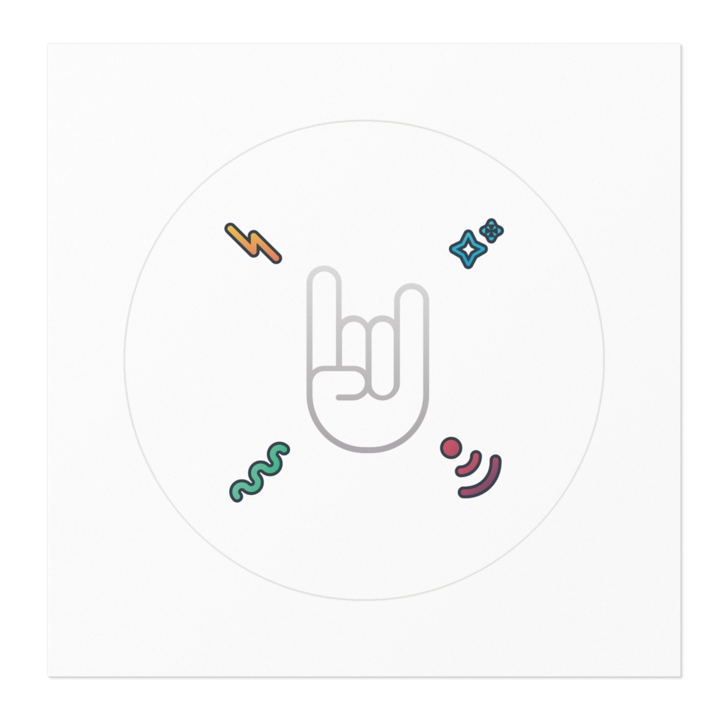 ステッカー (わわわ、素敵です!)