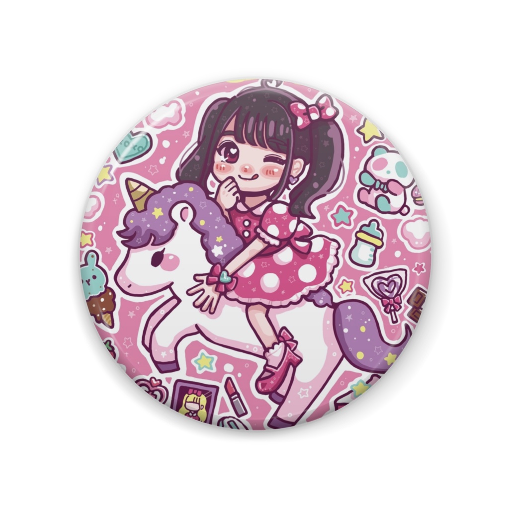 みぃちゃんおめでとう缶バッジ