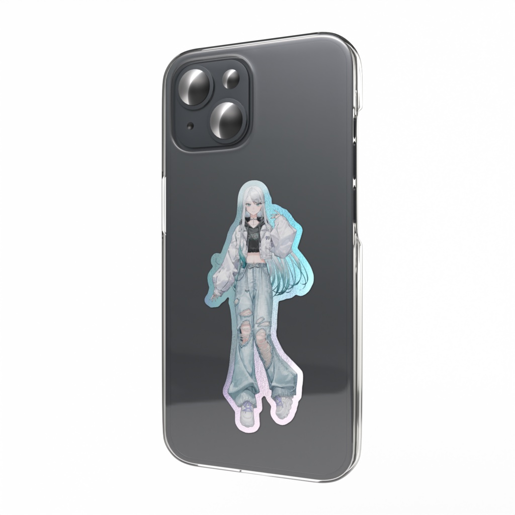 オーロラスマホステッカー