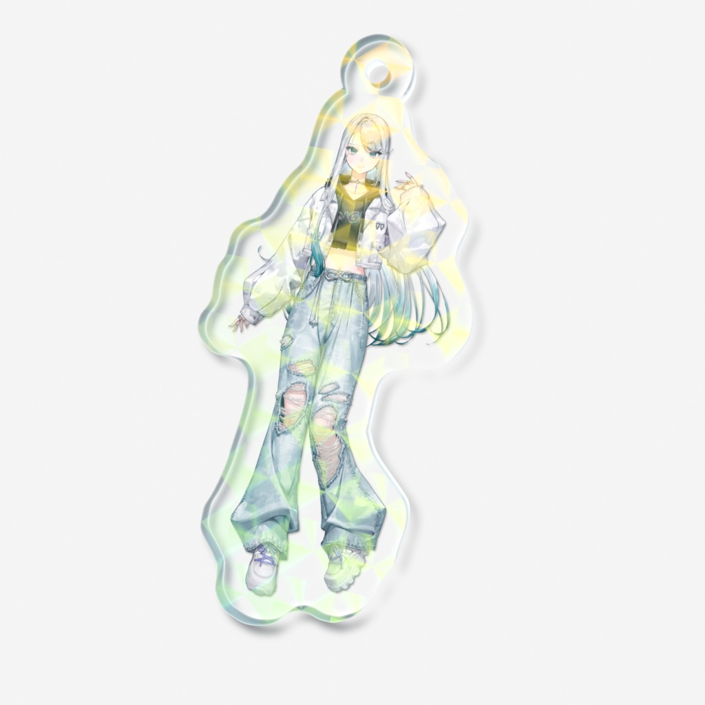 ホログラムアクリルキーホルダー