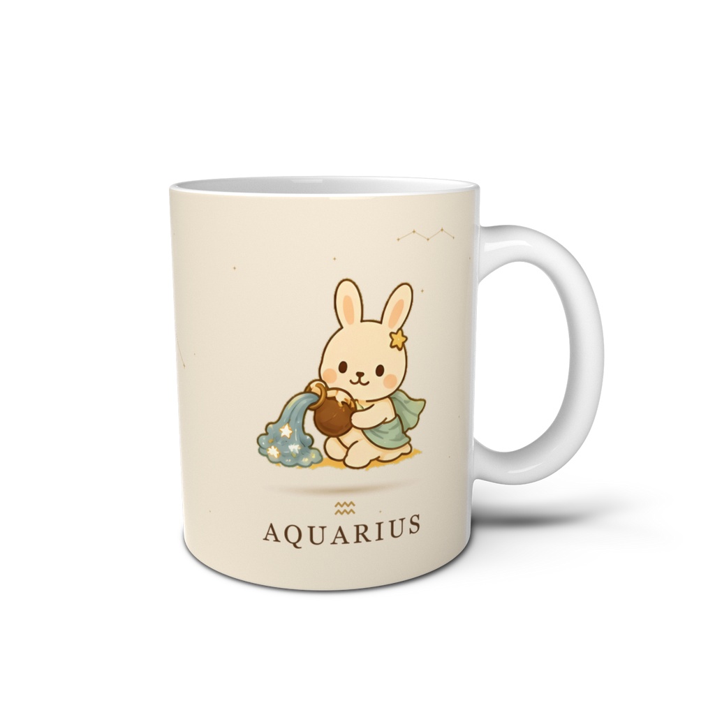 ことのはうさぎ 12星座マグカップ|水瓶座