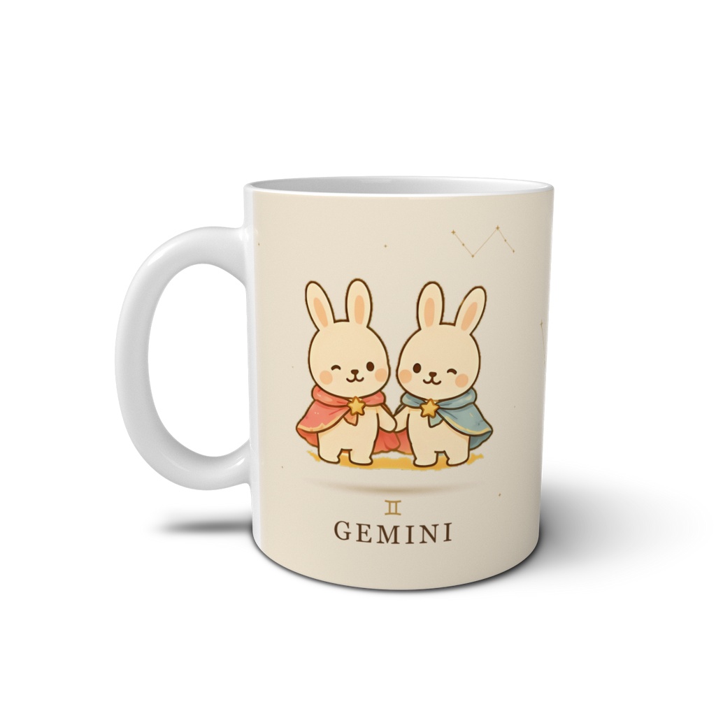 ことのはうさぎ 12星座マグカップ|双子座