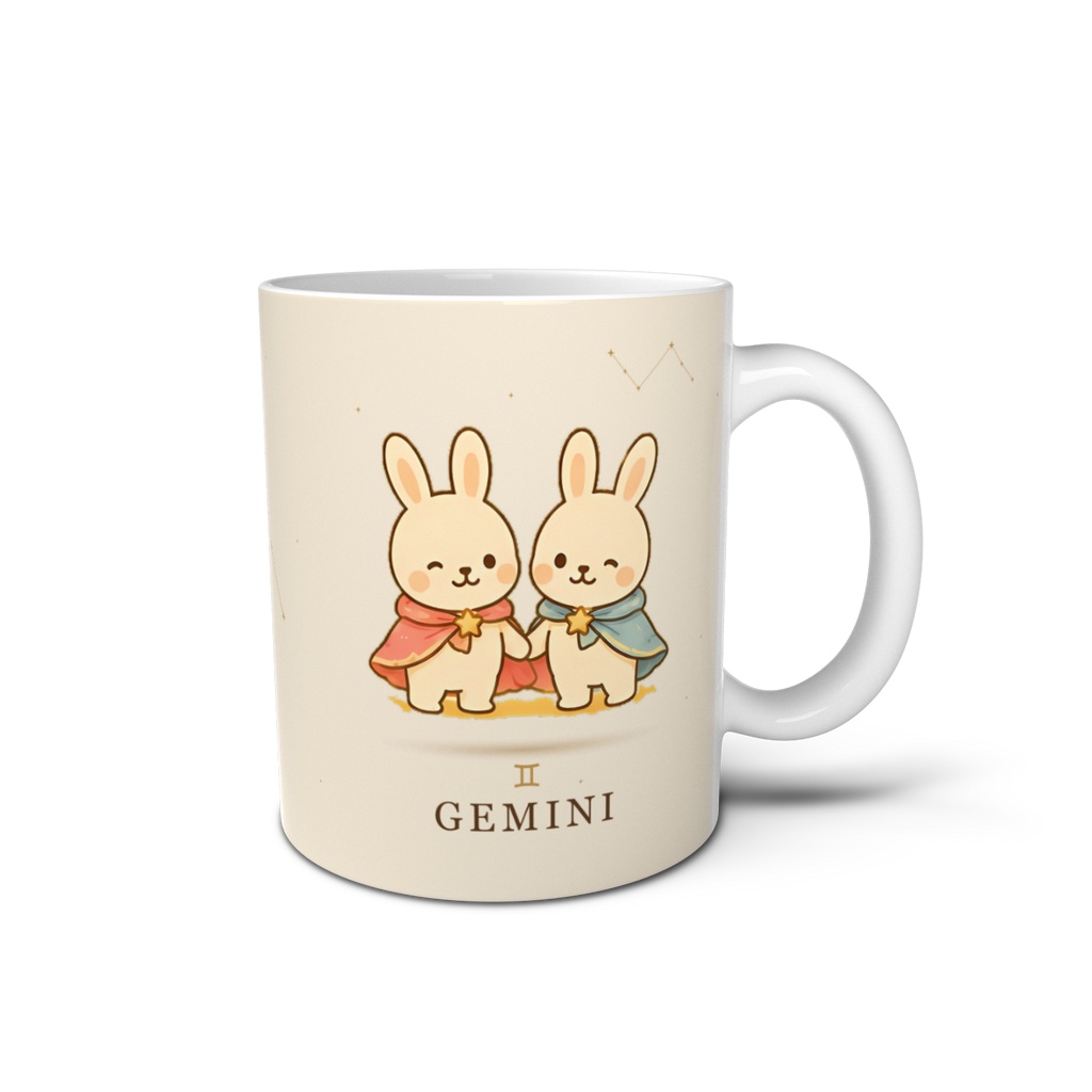 ことのはうさぎ 12星座マグカップ|双子座
