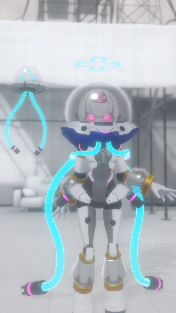 VRC想定オリジナル3Dモデル「Clari-S」ver1.00