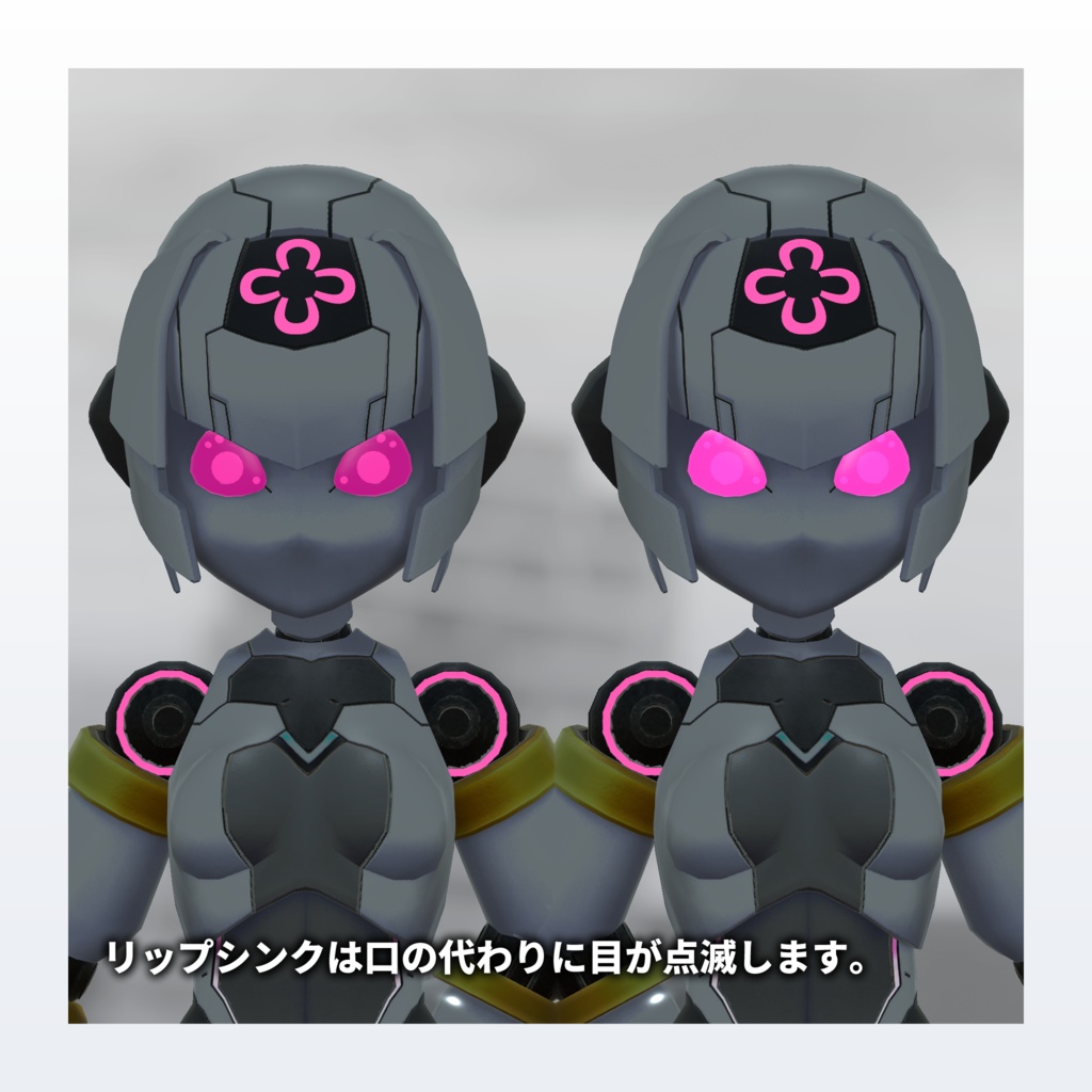 VRC想定オリジナル3Dモデル「Clari-S」ver1.00