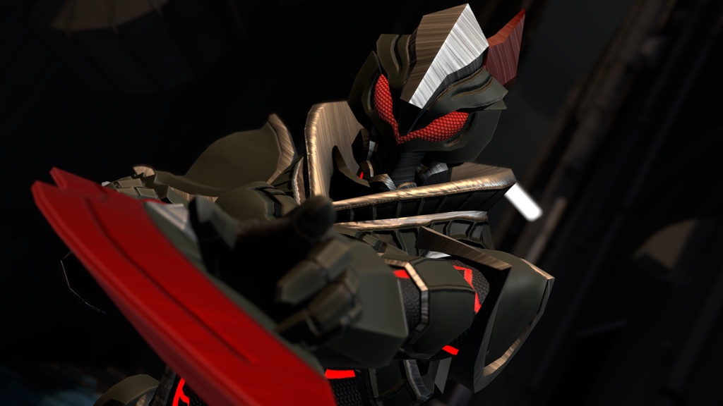 オリジナル3Dモデル「改造兵士アバドン」ver1.00