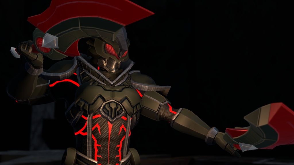 オリジナル3Dモデル「改造兵士アバドン」ver1.00