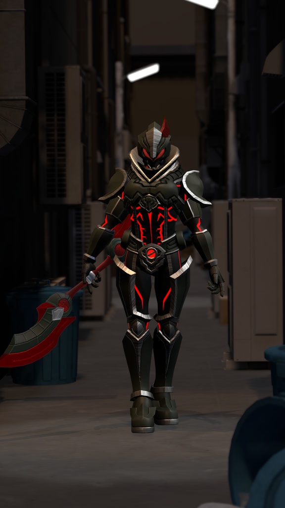 オリジナル3Dモデル「改造兵士アバドン」ver1.00