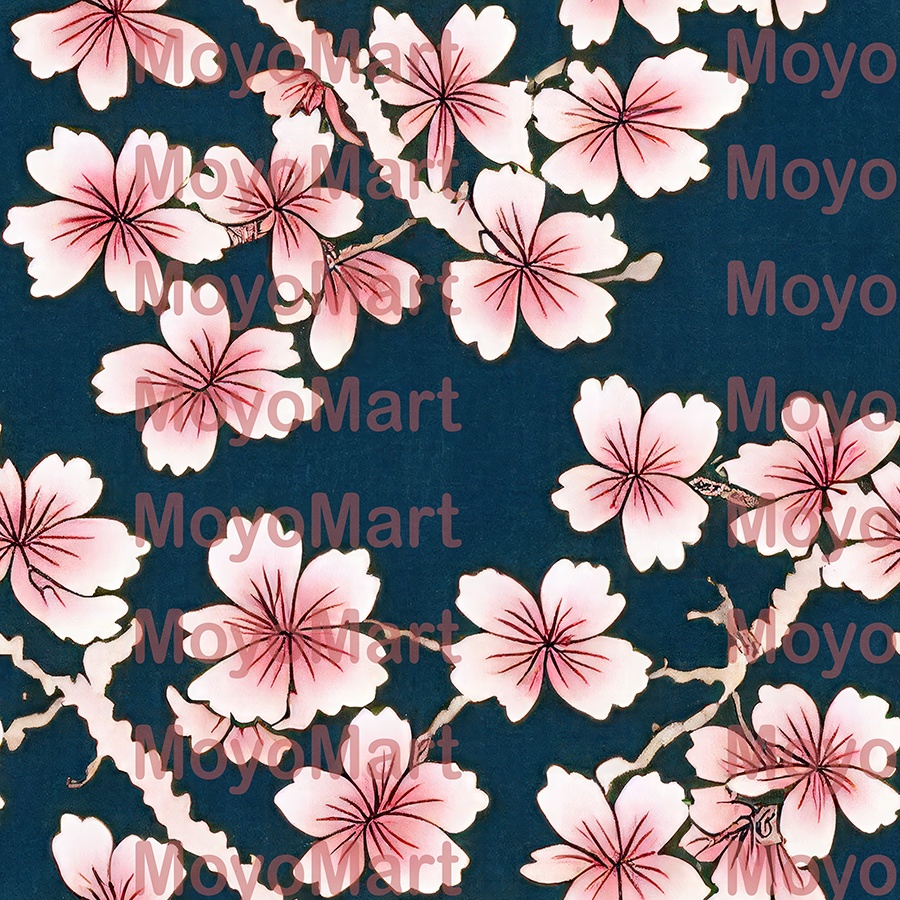 高解像度シームレスパターン10種 - 桜祭り