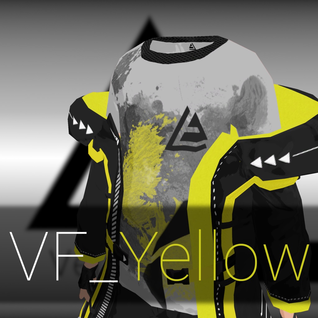 【3Dモデル用衣装】VF_Yellow