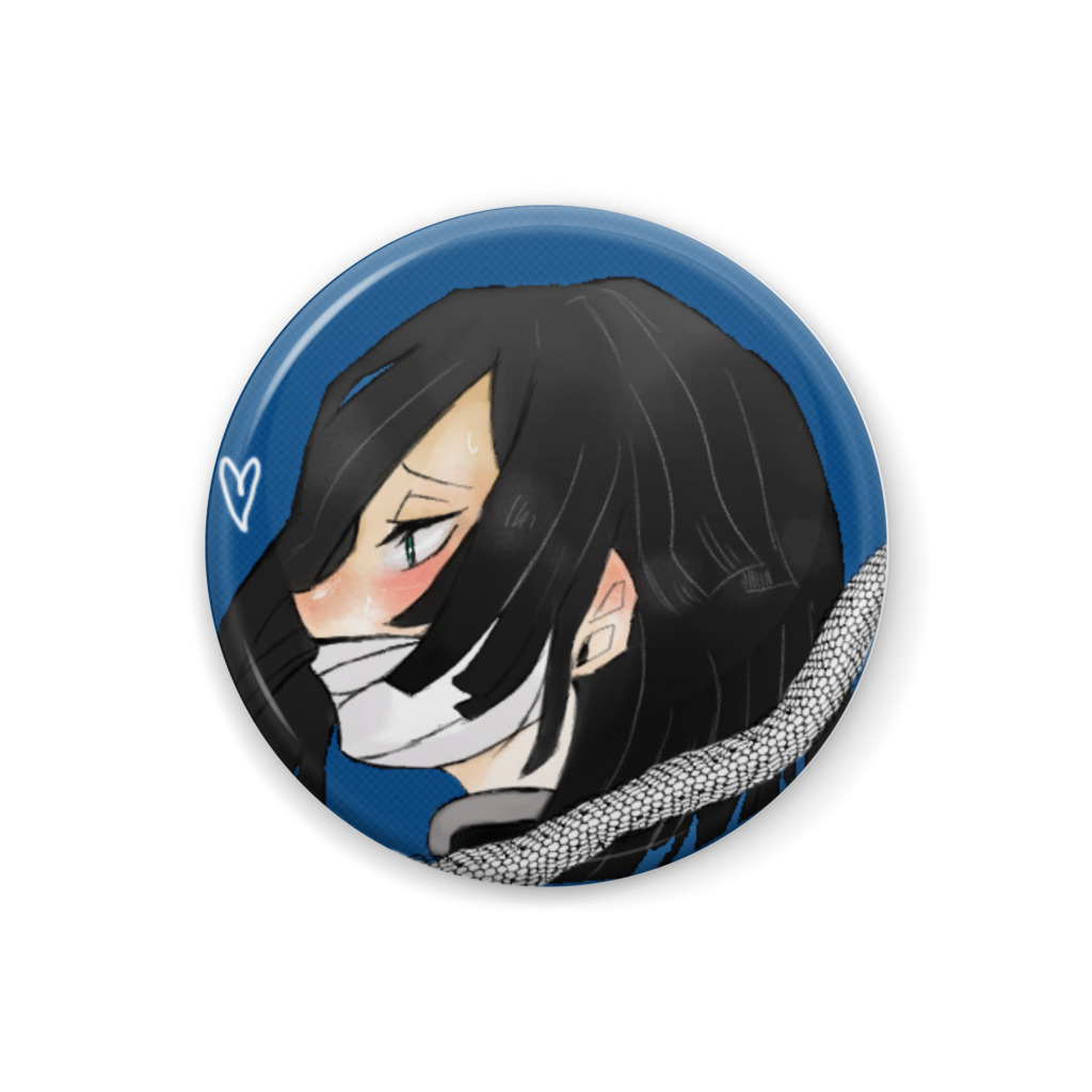 伊黒小芭内 きゅんきゅん缶バッジ