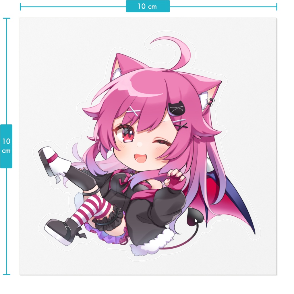 猫榴こなみ SD ステッカー