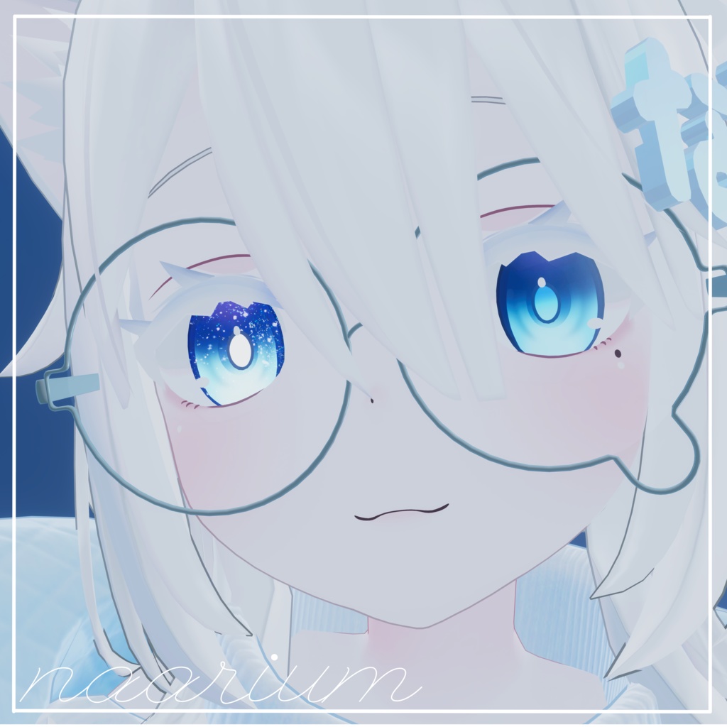 【3Dモデルアクセサリ】Lyrical Glasses