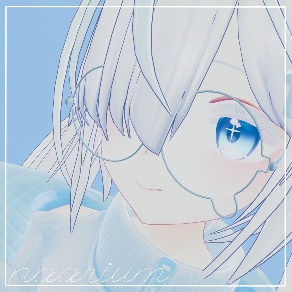 【3Dモデルアクセサリ】Lyrical Glasses