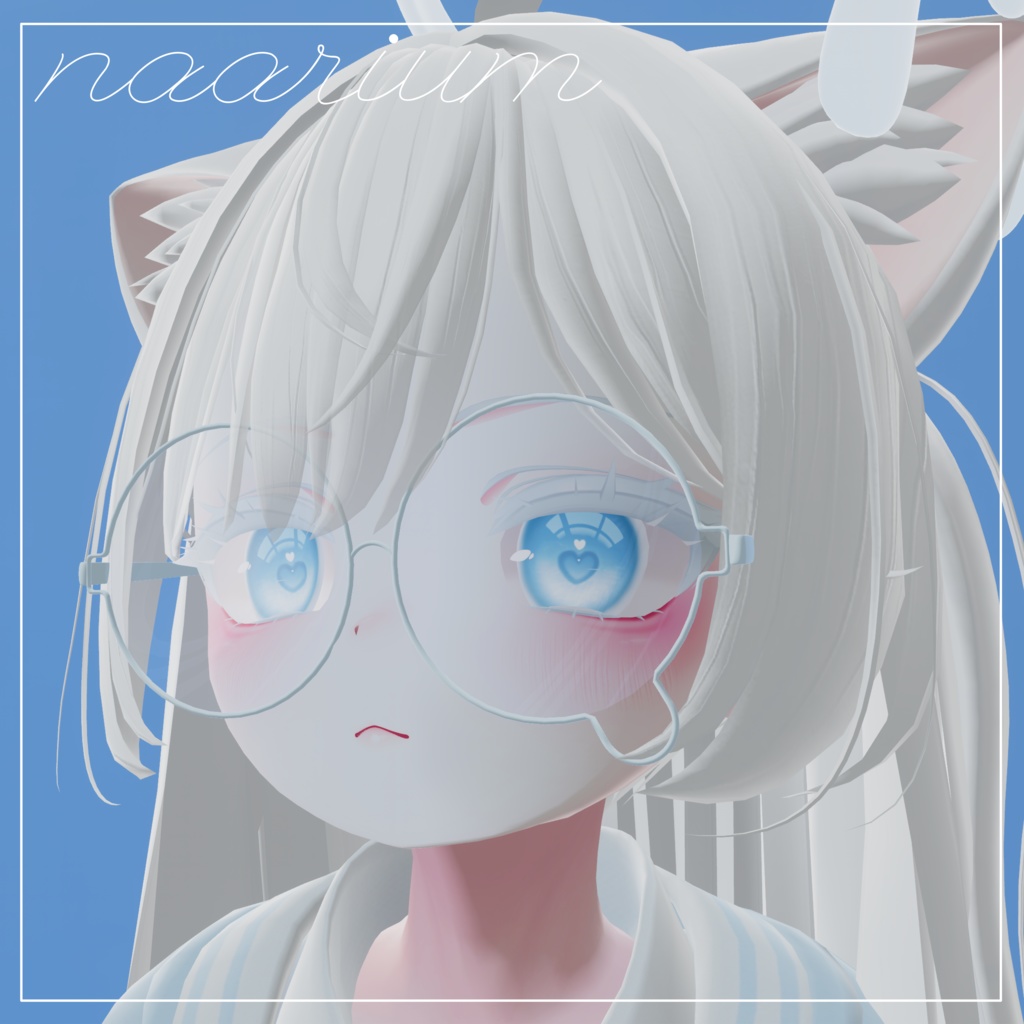 【3Dモデルアクセサリ】Lyrical Glasses