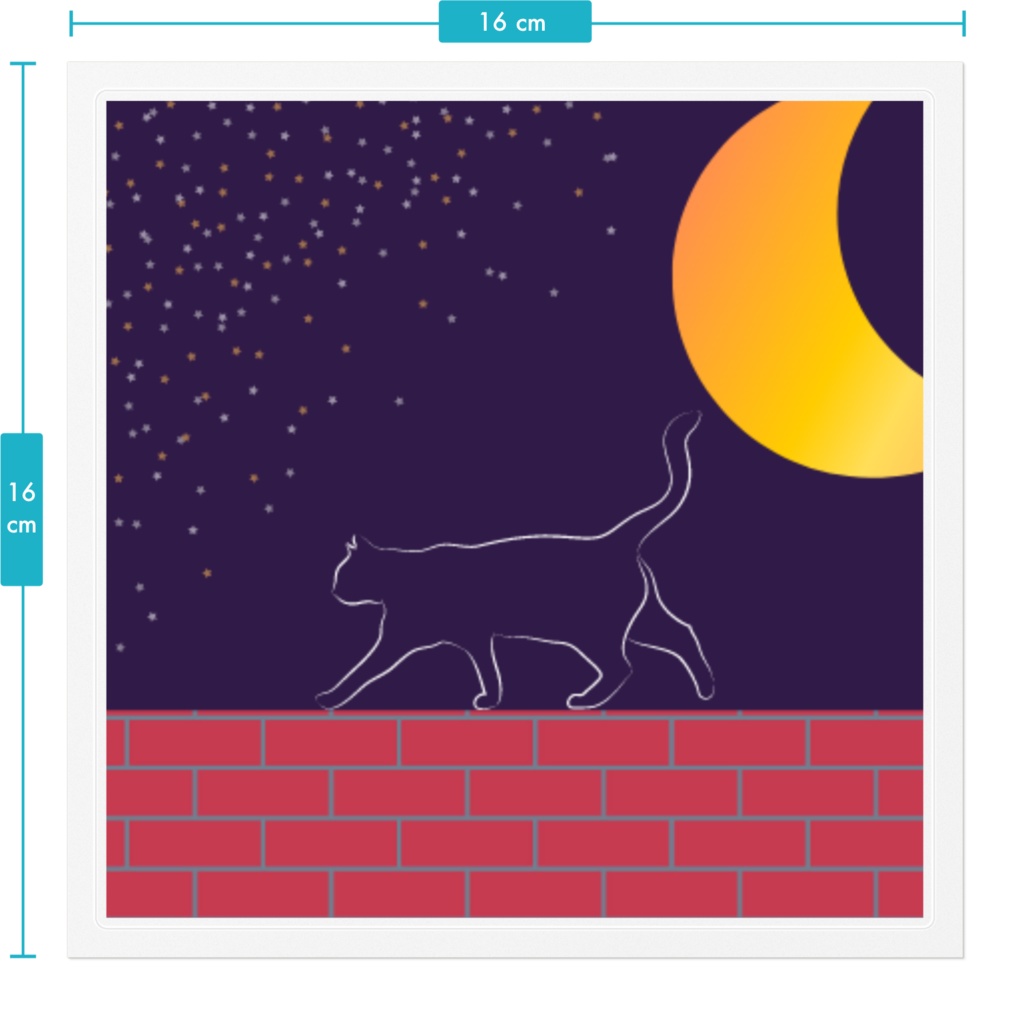 ねこちゃん ステッカー