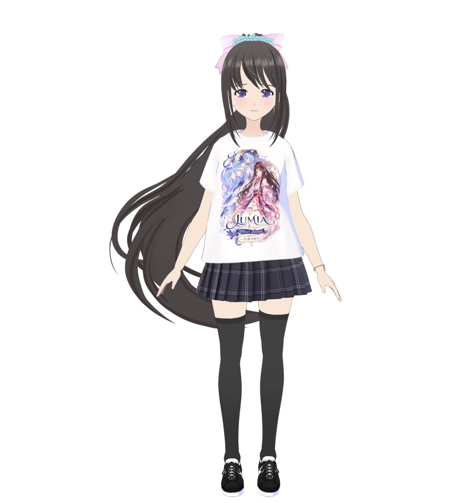 LUMIA Music Lounge Vol.1 ~生命の灯り~ TOUR Tシャツ【VRoid Studio対応】