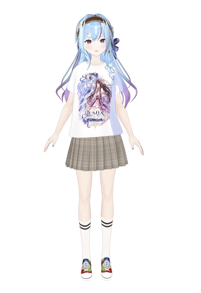 LUMIA Music Lounge Vol.1 ~生命の灯り~ TOUR Tシャツ【VRoid Studio対応】